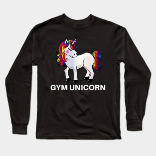 Gym Unicorn - Gym, Fitness Long Sleeve T-Shirt